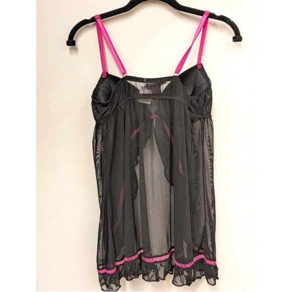 Y2k Per Lei Black and Pink Lingerie - Picture 2 of 3